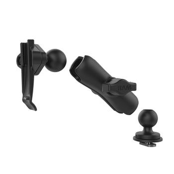 RAP-B-202-GA76-TRA1U:RAP-B-202-GA76-TRA1U_3:RAM Track Ball™ Double Ball Mount with Garmin Spine Clip Holder