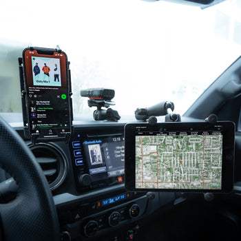 RAP-B-202-GA76-TRA1U:RAP-B-202-GA76-TRA1U_5:RAM Track Ball™ Double Ball Mount with Garmin Spine Clip Holder