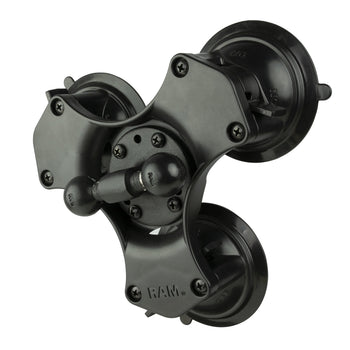 RAP-B-217-365-224-1U:RAP-B-217-365-224-1U_1:RAM Twist-Lock™ Triple Suction Cup Double Ball Base
