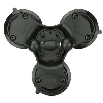 RAP-B-217-365-224-1U:RAP-B-217-365-224-1U_3:RAM Twist-Lock™ Triple Suction Cup Double Ball Base