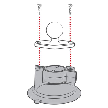 RAP-B-224-1:RAP-B-224-1_2:RAM Twist-Lock™ Composite Suction Cup Base with Ball