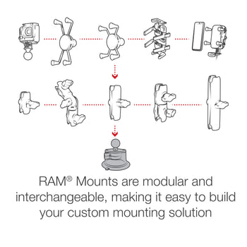RAP-B-224-1U:RAP-B-224-1U_3:RAM Twist-Lock™ Composite Suction Cup Base with Ball