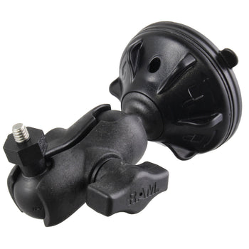 RAP-B-224-2-A-379-252025U:RAP-B-224-2-A-379-252025U_1:RAM Twist-Lock™ Low-Profile Suction Mount with 1/4"-20 Camera Adapter