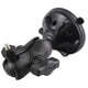 RAM® Twist-Lock™ Low-Profile Suction Mount with 1/4"-20 Camera Adapter