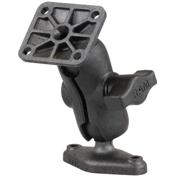 RAP-B-238-A-347U:RAP-B-238-A-347U_1:RAM Composite Double Ball Mount with Diamond & AMPS Plates