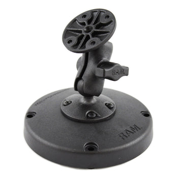 RAP-B-291-A-202U:RAP-B-291-A-202U_1:RAM Composite Platform Double Ball Mount with Round Plate
