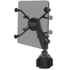 RAP-B-299-4-C-UN8U:RAP-B-299-4-C-UN8U_1:RAM® X-Grip® for 7"-8" Tablets with RAM® Stubby™ Cup Holder Base - Long