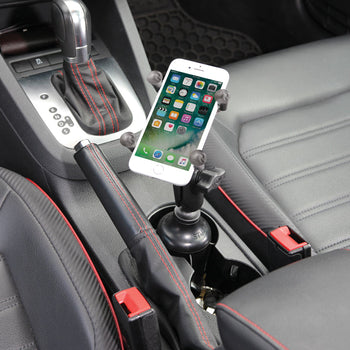 RAP-B-299-4-UN7U:RAP-B-299-4-UN7U_3:RAM® X-Grip® Phone Mount with RAM® Stubby™ Cup Holder Base