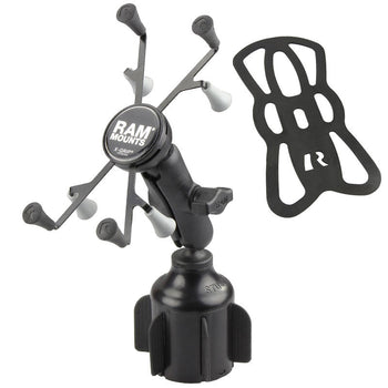 RAP-B-299-4-UN8U:RAP-B-299-4-UN8U_2:RAM® X-Grip® for 7"-8" Tablets with RAM® Stubby™ Cup Holder Base
