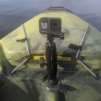 RAP-B-354U:RAP-B-354U_4:RAM® Wedge Ball Adapter for Scotty and Hobie Sail Port Base - B Size