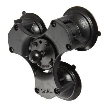 RAP-B-365-224-1U:RAP-B-365-224-1U_1:RAM® Twist-Lock™ Triple Suction Cup Ball Base - B Size