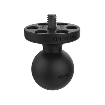 RAM Ball Adapter with 1/4"-20 Threaded Stud for Action Cameras - B Size