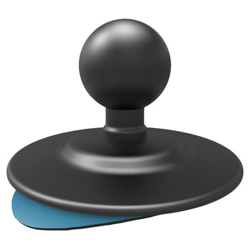 RAP-B-378-A-238U:RAP-B-378-A-238U_2:RAM Flex Adhesive Double Ball Mount with Diamond Plate - B Size Short