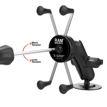 RAP-B-378-UN10RU:RAP-B-378-UN10RU_4:RAM Rotating X-Grip Large Phone Mount with Flex Adhesive Base