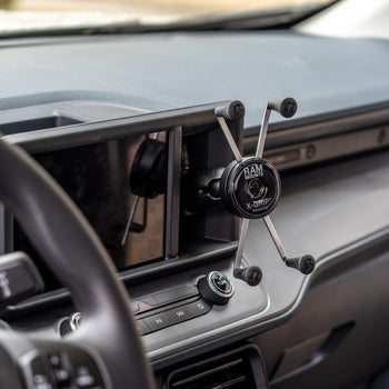 RAP-B-378-UN10RU:RAP-B-378-UN10RU_5:RAM Rotating X-Grip Large Phone Mount with Flex Adhesive Base