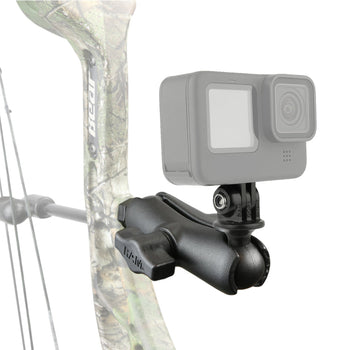 RAP-B-379-312437-GOP1:RAP-B-379-312437-GOP1_1:RAM® Bow-Cam™ Mount with Universal Action Camera Adapter