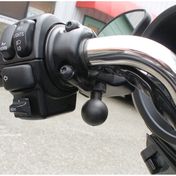 RAP-B-379-HA1U:RAP-B-379-HA1U_3:RAM Tough-Ball™ Mirror Base for Harley-Davidson Motorcycles