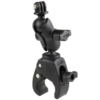 RAP-B-400-A-GOP1U:RAP-B-400-A-GOP1U_2:RAM® Tough-Claw™ Clamp Mount with Action Camera Adapter - Composite
