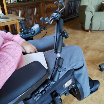 RAP-B-419-201-201U-C:RAP-B-419-201-201U-C_3:RAM® Quick Release Socket Arm Extension for Wheelchair Armrests