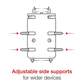 RAP-B-460-A-PD3U:RAP-B-460-A-PD3U_8:RAM Quick-Grip™ Phone Mount with RAM Tough-Strap™ Handlebar Base