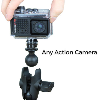 RAP-B-GOP2-A-GOP1:RAP-B-GOP2-A-GOP1_2:RAM Ball Adapter for GoPro Bases with Universal Action Camera Adapter