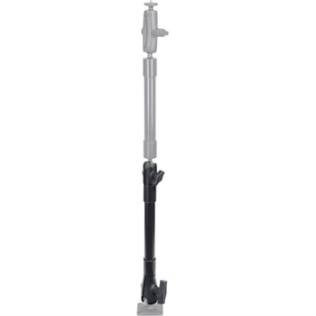 RAP-CB-201-14U:RAP-CB-201-14U_3:RAM® 14" PVC Pipe Extension with B Size & C Size Socket Arms