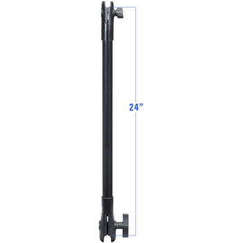 RAP-CB-201-24U:RAP-CB-201-24U_1:RAM® 24" PVC Pipe Extension with B Size & C Size Socket Arms