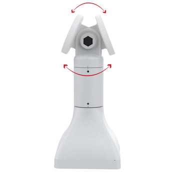 RAP-D11-7-SBA-GRY:RAP-D11-7-SBA-GRY_3:RAM 7" Pedestal Mount with AMPS Pattern - Gray