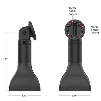 RAP-D11-7-SBA:RAP-D11-7-SBA_4:RAM 7" Pedestal Mount with AMPS Pattern