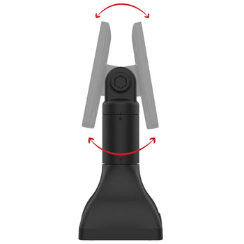 RAP-D11-7-V100:RAP-D11-7-V100_3:RAM 7" Pedestal Mount with 100mm & 75mm VESA Patterns