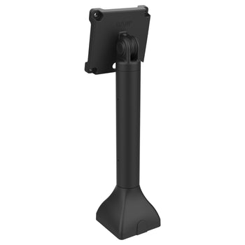 RAP-D11H-14-V100:RAP-D11H-14-V100_2:RAM 14" Pedestal Mount with 100mm & 75mm VESA & Cable Routing