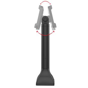 RAP-D11H-14-V100:RAP-D11H-14-V100_3:RAM 14" Pedestal Mount with 100mm & 75mm VESA & Cable Routing