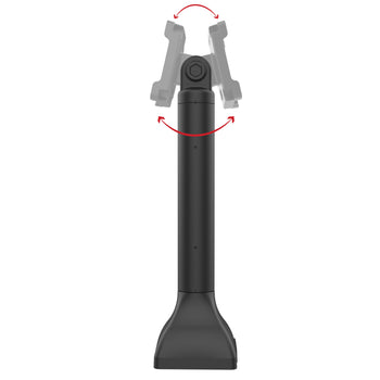 RAP-D11H-14-V75:RAP-D11H-14-V75_3:RAM 14" Pedestal Mount with 75mm VESA & Cable Routing