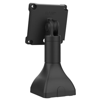 RAP-D11H-7-V100:RAP-D11H-7-V100_2:RAM 7" Pedestal Mount with 100mm & 75mm VESA & Cable Routing