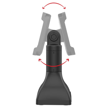 RAP-D11H-7-V100:RAP-D11H-7-V100_3:RAM 7" Pedestal Mount with 100mm & 75mm VESA & Cable Routing