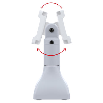 RAP-D11H-7-V75-GRY:RAP-D11H-7-V75-GRY_3:RAM 7" Pedestal Mount with 75mm VESA & Cable Routing - Gray
