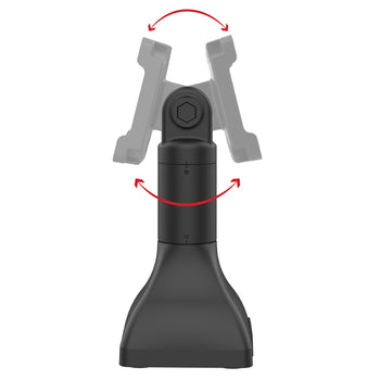 RAP-D11H-7-V75:RAP-D11H-7-V75_3:RAM 7" Pedestal Mount with 75mm VESA & Cable Routing
