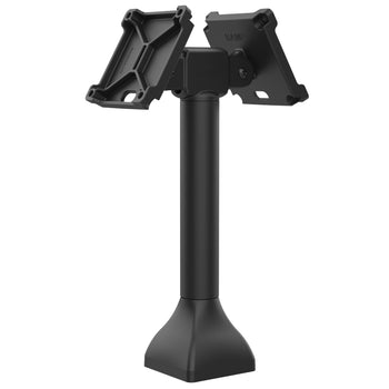 RAP-D11H2-14-V100:RAP-D11H2-14-V100_1:RAM 14" Pedestal Mount with Dual 100mm VESA Adapters