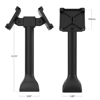 RAP-D11H2-14-V100:RAP-D11H2-14-V100_3:RAM 14" Pedestal Mount with Dual 100mm VESA Adapters