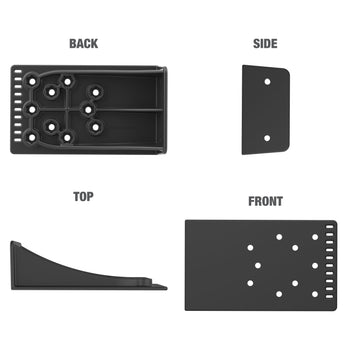 RAP-DOCK-SBLU:RAP-DOCK-SBLU_3:RAM® Large Side Accessory Bracket for Vehicle Docks