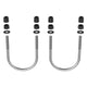 RAM® U-Bolt Hardware for RAM® Tough-Track™ 2" - 2.25" Rails