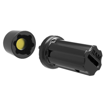 RAP-S-NUT5-6U:RAP-S-NUT5-6U_2:RAM® Pin-Lock™ 6-Pin Security Nut for D & E Size Socket Arms