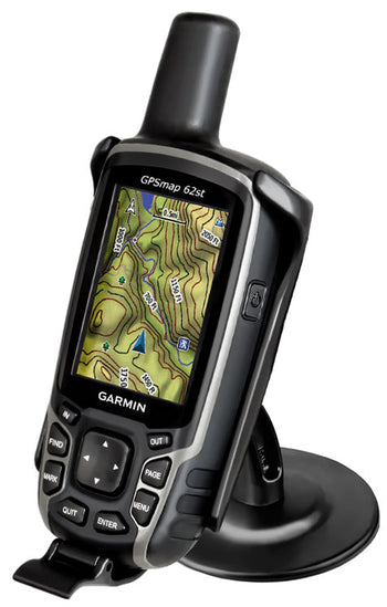 RAP-SB-180-GA41U:RAP-SB-180-GA41U_1:RAM Lil Buddy™ Adhesive Dash Mount for Garmin GPSMAP 62 & 64 + More