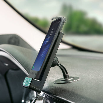 RAP-SB-180-GDS-DOCK-V1CU:RAP-SB-180-GDS-DOCK-V1CU_3:GDS Type-C 3.1 Phone Dock with RAM Lil Buddy Adhesive Dash Mount