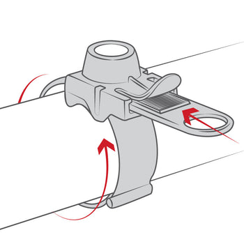 RAP-SB-187-GA40:RAP-SB-187-GA40_2:RAM® EZ-Strap™ Rail Mount for Garmin GPSMAP 73, 78, 78S, 78SC