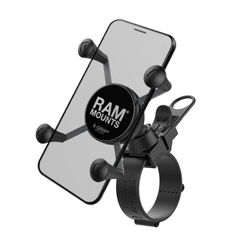 RAP-SB-187-UN7:RAP-SB-187-UN7_1:RAM X-Grip Phone Mount with RAM EZ-Strap™ Rail Mount