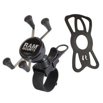 RAP-SB-187-UN7:RAP-SB-187-UN7_2:RAM X-Grip Phone Mount with RAM EZ-Strap™ Rail Mount