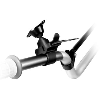 RAP-SB-187U:RAP-SB-187U_3:RAM® EZ-Strap™ Rail Mount with Double Ball and Diamond Base Adapter