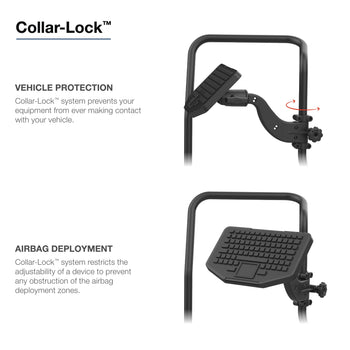 RAP-TB-FHA4-1BU:RAP-TB-FHA4-1BU_3:RAM® Friction Hinge 10" Curved Socket Arm with Ball for Tough-Bar™