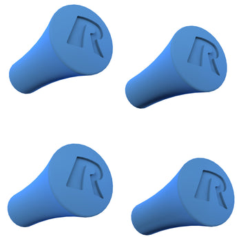 RAP-UN-CAP-4-BLUE:RAP-UN-CAP-4-BLUE_1:RAM X-Grip Blue Rubber Cap 4-Pack
